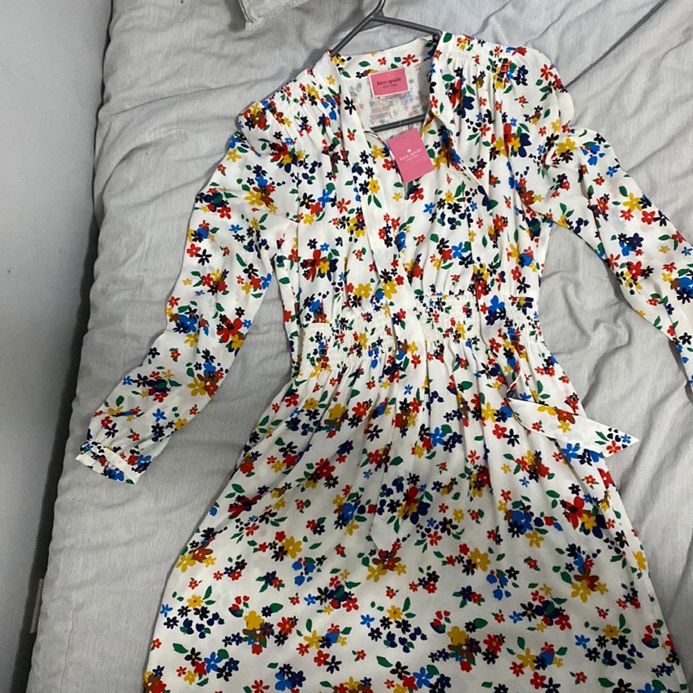 Beautiful Floral Kate Spade Midi Dress